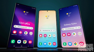 Galaxy S24, Galaxy S24 Plus и Galaxy S24 Ultra показали на новых рендерах в разных цветах